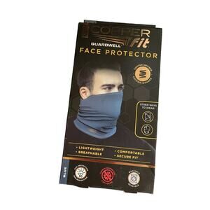 Copper Fit Face Protector Mask Gaiter Adult Blue